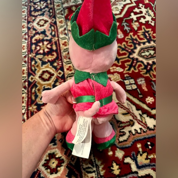 Gemmy Peppa Pig Plush Animated Musical Christmas - elf dress, hat, shoes - Picture 8 of 9